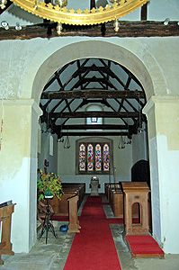 The interior looking west August 2007